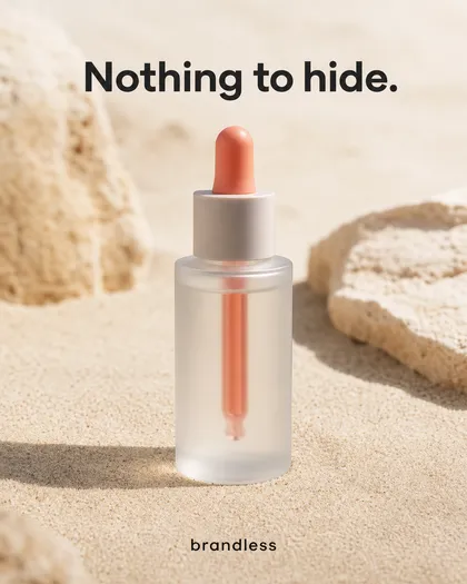 Skincare key visual for the ad series