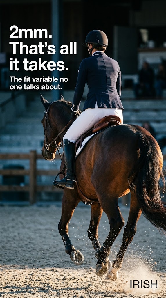Equestrian brand ad created by workshop attendee
